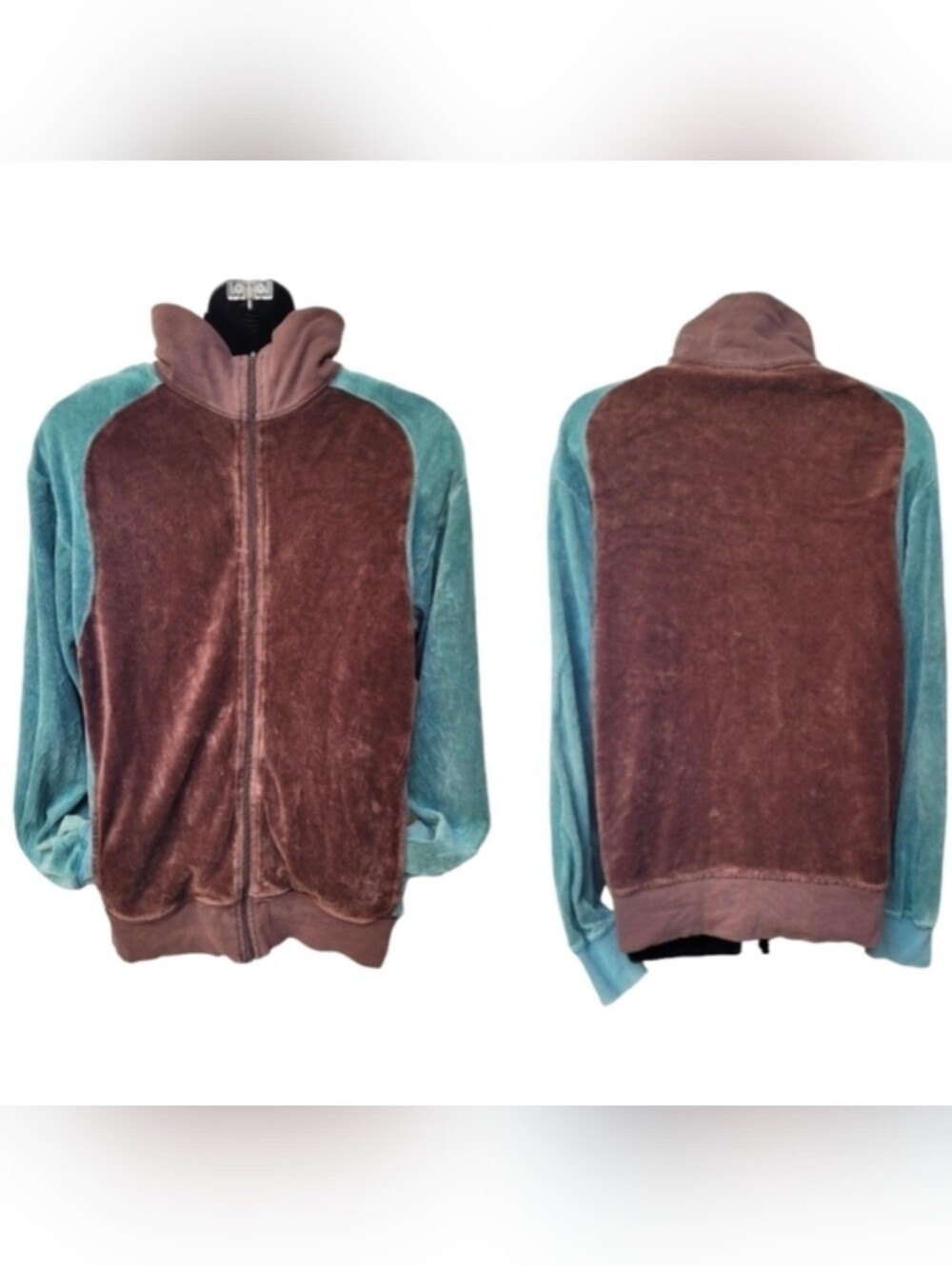 Y2K Juicy Couture Velour Zip Up Jacket Sz L
